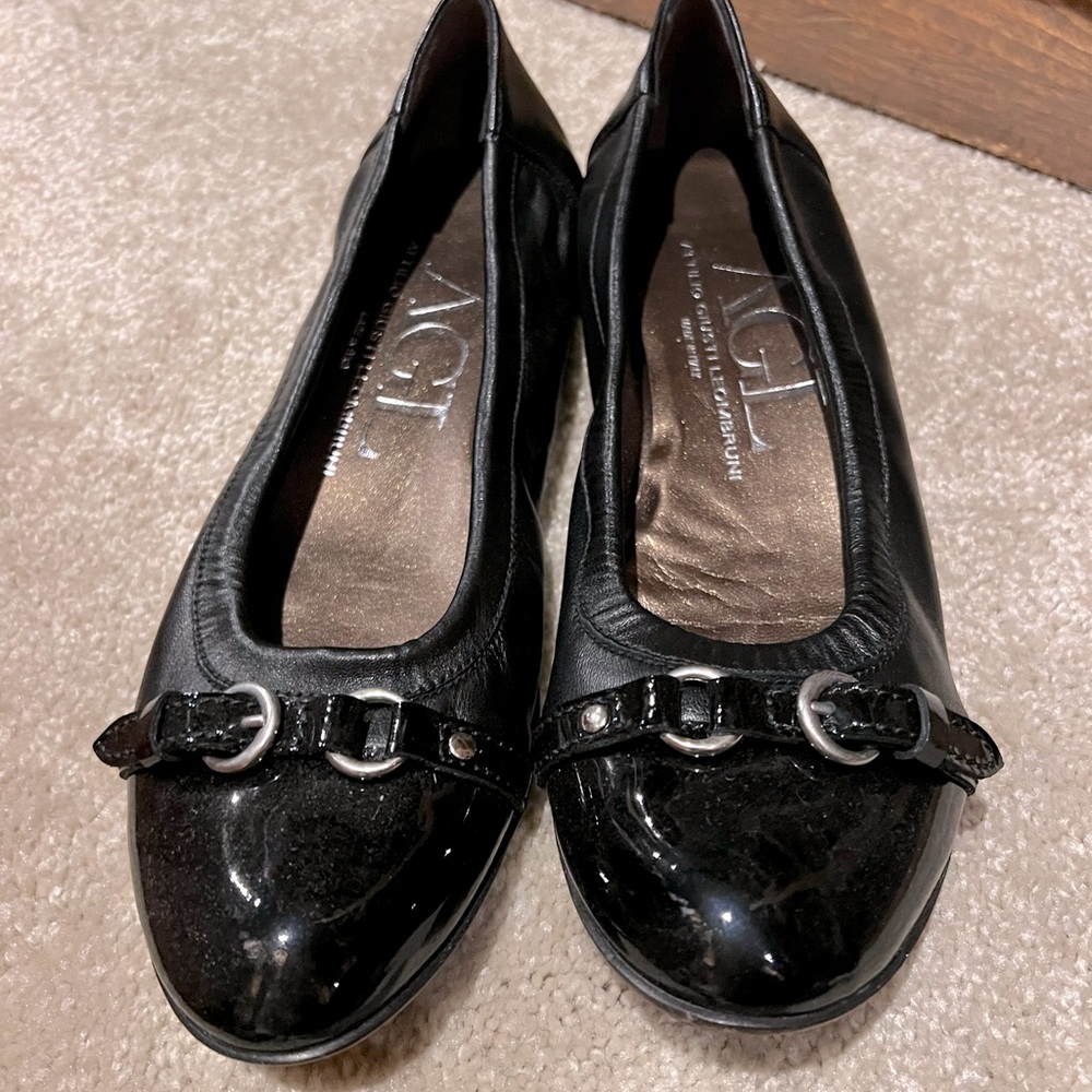 AGL Monika- genuine leather flats Italian